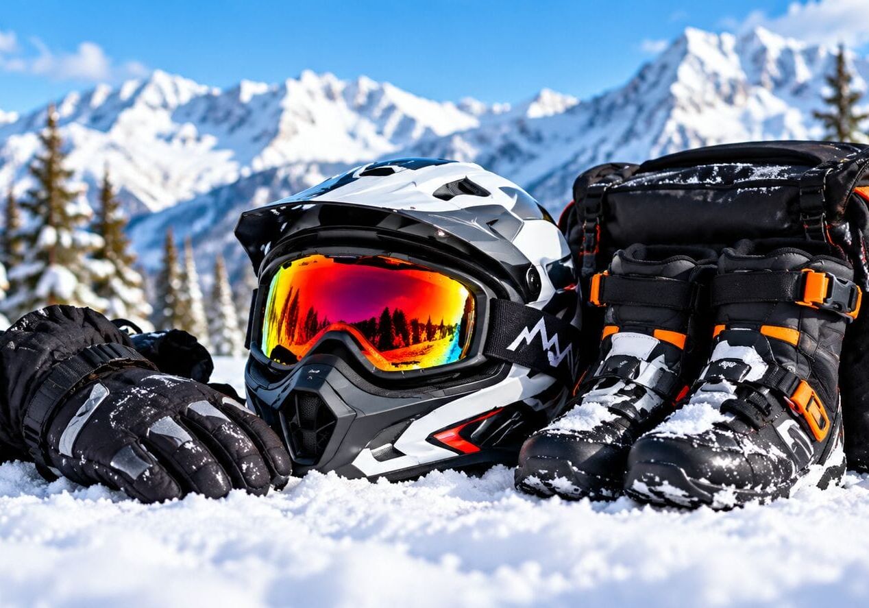 Alpine Snow Gear in Fresh Powder Alpine Snow Gear in Fresh Powder